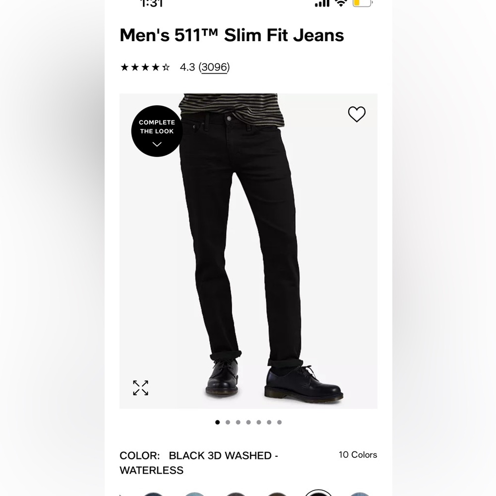 Men’s Levi’s 511s